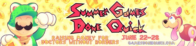 Summer Games Done Quick Banner